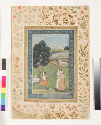 Bhairavi Ragini av Bhairava, ca 1780 av Indian School