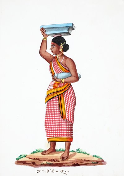 Bärsten (wc på papper) av Indian School