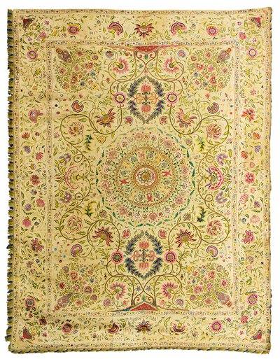 Coverlet, Mughal av Indian School