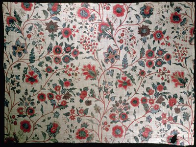 Dekorativ textil, 1725-50 av Indian School