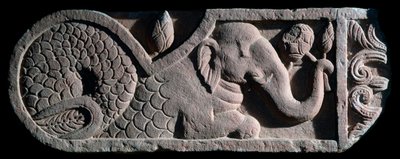 Fisksvanselefant (stenskulptur av Indian School