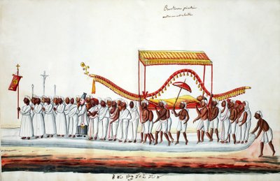 Begravningståg (wc på papper) av Indian School