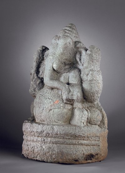 Ganesha, 1100-1200-tal (granit) av Indian School