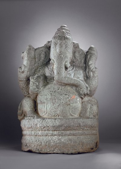 Ganesha, 1100-1200-tal (granit) av Indian School