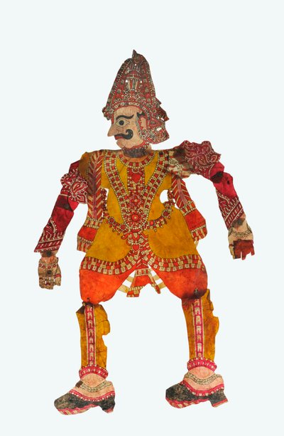 Jätteskuggdocka från Karnataka (läder) av Indian School
