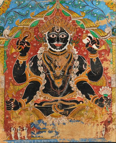 Jagannath (väggmålning) av Indian School