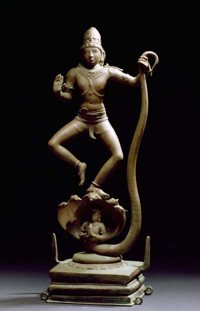 Kaliyakrishna, Chala, Tamil Nadu (brons) av Indian School