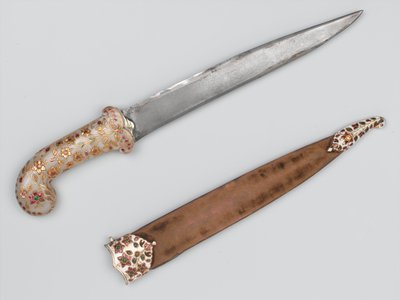 Khanjar som tillhörde Tipu Sultan, tagen vid Seringapatam, 1799 cirka av Indian School