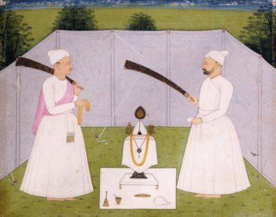 Pandits attending Balwant Singh