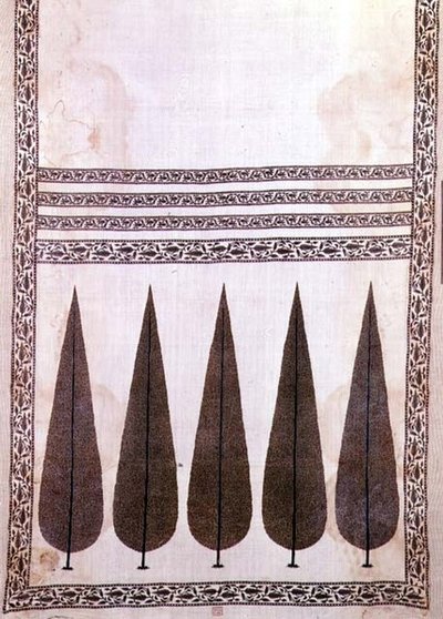 Patka från Rajasthan, 1600-1700-tal (bomull) av Indian School