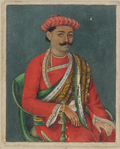 Porträtt av en ung man av Indian School