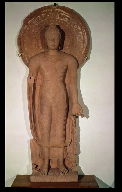 Stående Buddha, från Jamalpur av Indian School