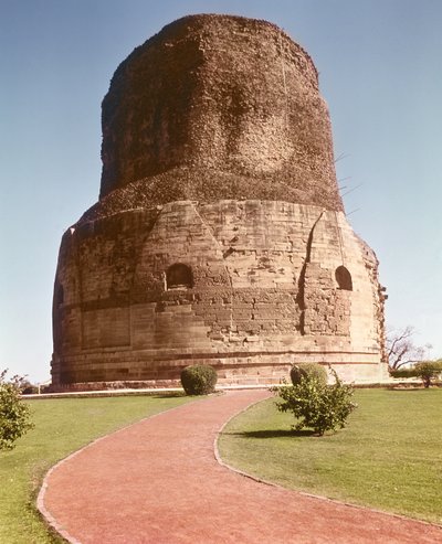 Dhameh-stupan, ca 500 e.Kr av Indian School