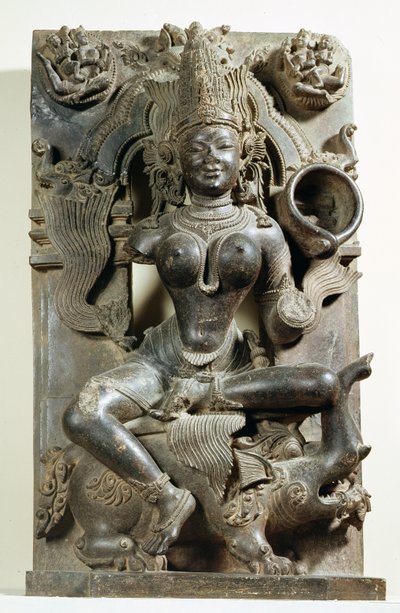 Varunani, snidade från Konark Sun Temple, Orissa, östra Ganga-dynastin av Indian School