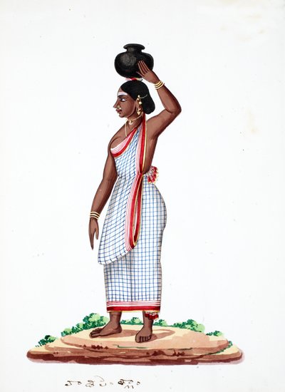 Vattenbärare (wc på papper) av Indian School