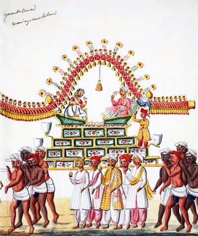 Bröllopsceremoni av Indian School