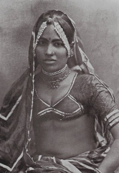 Bombay / Mumbai: En Marwar Lady (svartvitt foto) av Indian photographer