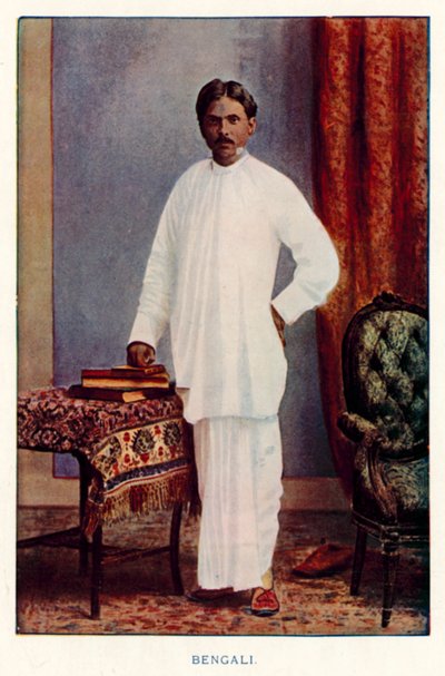 Indiska infödda: Bengali (färgat foto) av Indian photographer