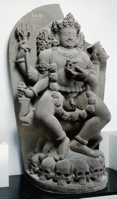 Bhairava, ca 1300 (andesite) av Indonesian School