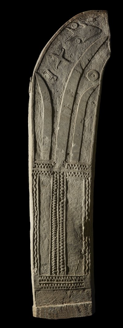 Minnessten eller gravmarkering (penji reti), ca 1800-talet (sten) av Indonesian School