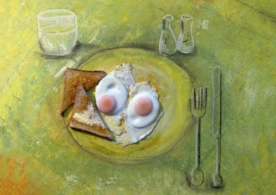 Frukost med stekt ägg av Ingrid Douglas