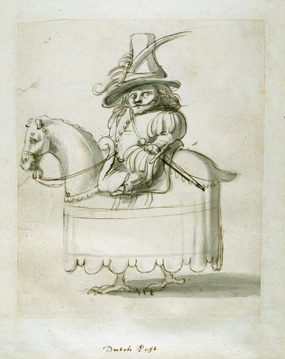 Holländsk sida (penna och bläck på papper) av Inigo Jones