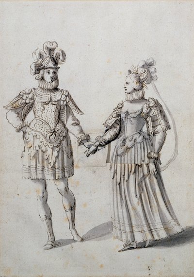 Influences of the Stars (penna och bläck på papper) av Inigo Jones