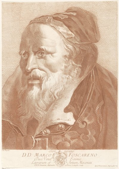 Porträtt av doge Marco Foscarini av Innocente Alessandri