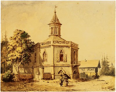Dairy Farm Pavilion i Pavlovsk Park av Iosif Ivanovich Charlemagne