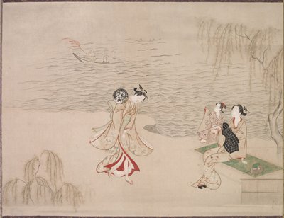 Skönheter vid havet av Ippitsusai Bunchō