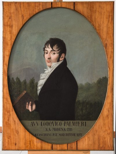 Porträtt av Ludovico Palmieri (olja på duk) av Ippolito Bianchini Ciarlini