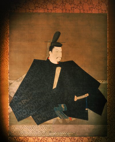 Ett porträtt av shogun Minamoto Yoritomo i ett buddhistiskt tempel, 2005 (foto) av Ira Block