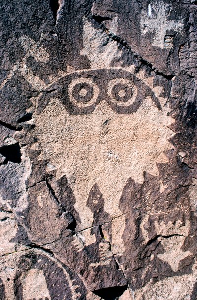 Anasazi Petroglyph (hällristning) ristningar i New Mexico. av Ira Block