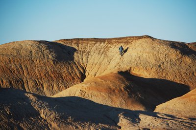 Scener runt Wu Cai Wan i Gobiöknen, Xinjiang, västra Kina, 2007 (foto) av Ira Block