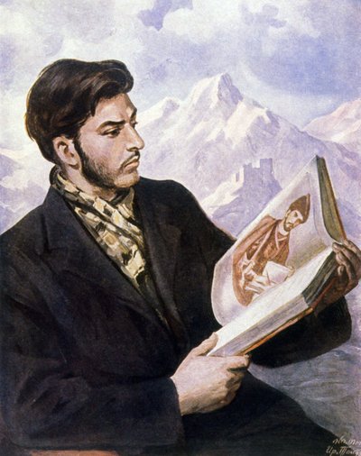 Unge Stalin av Iraklij (after) Toidze