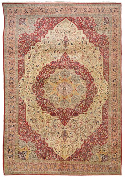 Haji Jalili Tabriz matta, ca 1890 av Iranian School