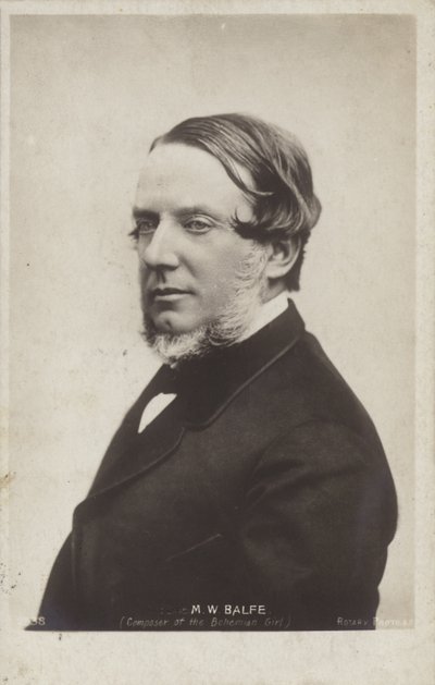 Michael William Balfe, irländsk kompositör (1808-1870) av Irish Photographer