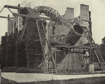 The Great Rosse Telescope, Birr Castle, Kings County (s/v foto) av Irish Photographer