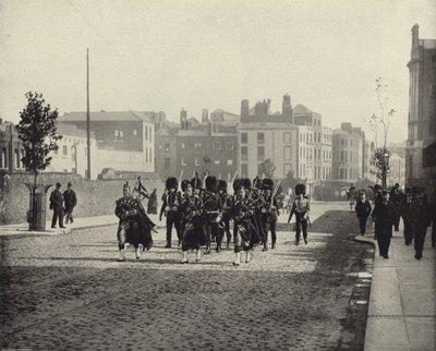 The Scots Guards, Dublin (s/v foto) av Irish Photographer