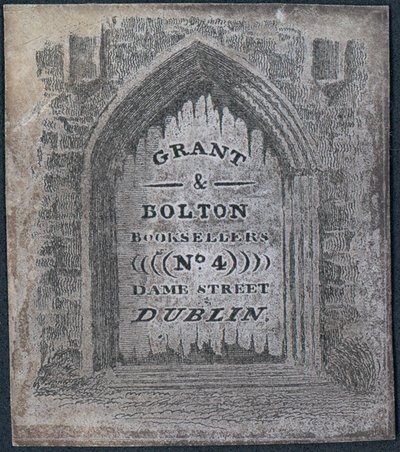 Handelskort, Grant & Bolton av Irish School