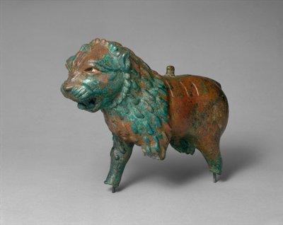Figur av ett lejon, från början till mitten av 1:a årtusendet f.Kr. (kopparlegering) av Iron Age