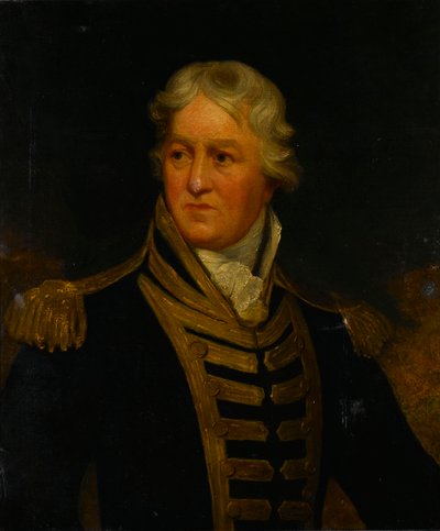 Amiral Charles Middleton, senare Lord Barham (1726-1813), tidigt 1800-tal (olja på duk) av Isaac (after) Pocock