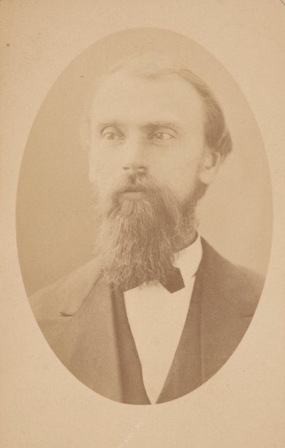 Porträtt av Gustavus Detlef Hinrichs 1836-1923, 1872. av Isaac Augustus Wetherby