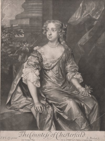 Elizabeth, grevinna av Chesterfield (1640-1665) av Isaac Beckett