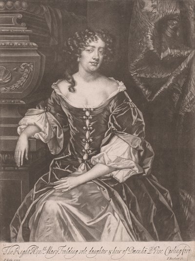 The Right Honorable Mary Feilding enda dotter och arvtagare till Barnha Lord Viscount Cardingford av Isaac Beckett