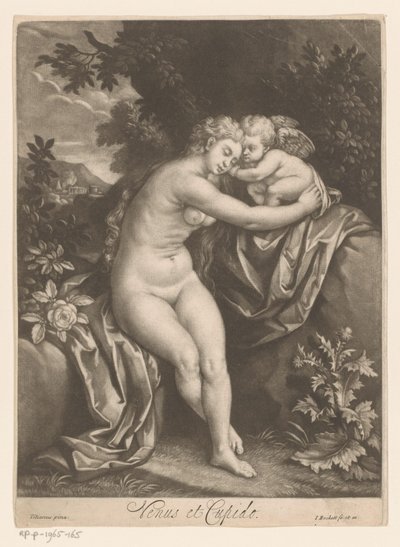 Venus och Amor Venus och Amor (titel på objekt) av Isaac Beckett