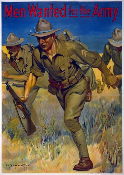 Män sökes till armén, 1914 av Isaac Brewster Hazelton