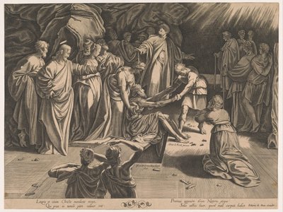 Uppfostran av Lazarus av Isaac Duchemin