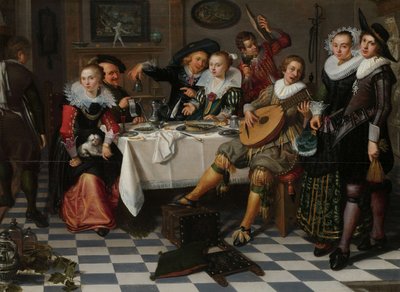 Merry Company, 1629 av Isaac Elias