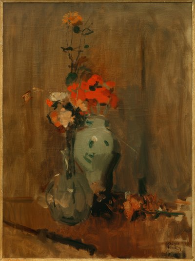 Stilleben med blommor av Isaac Israels